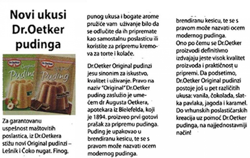 Naš klijent u magazinu Torte i kolači