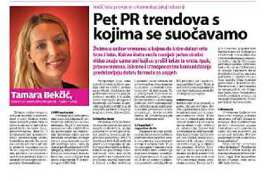 Pet PR trendova sa kojima se suočavamo
