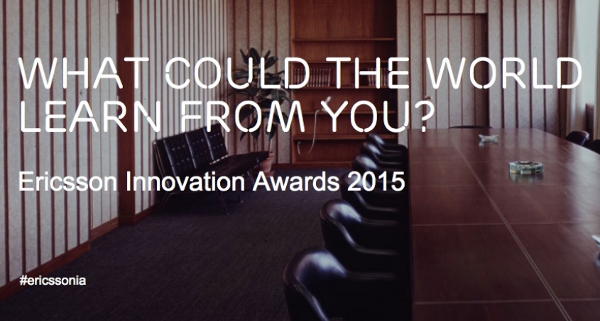 Ericsson konkurs Innovation awards 2015