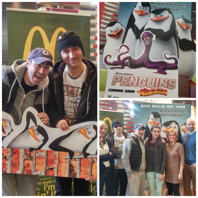 Pingvini sa Madagaskara u McDonald’s restoranima