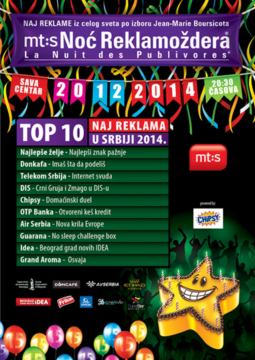 Reklama za Chipsy ušla u Top 10