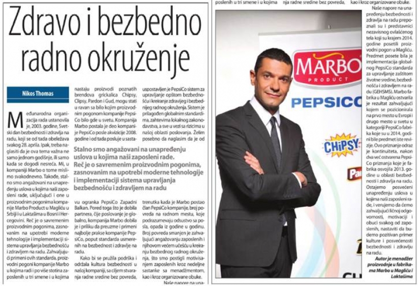 Kompanija Marbo o kulturi bezbednosti