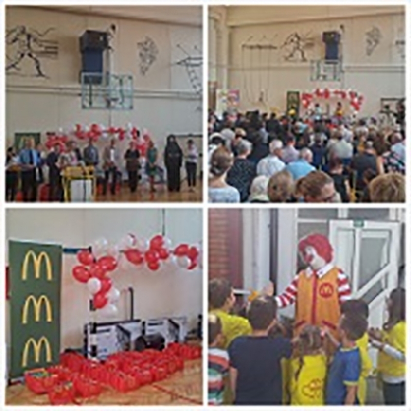 McDonald’s pomogao obnovu osnovne škole Svetozar Radić iz Tekije