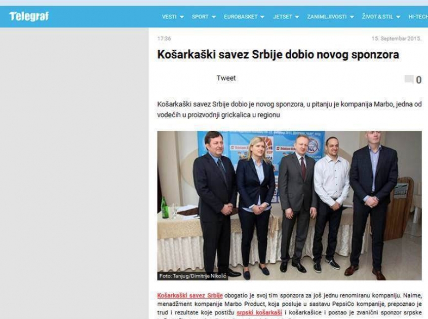 Mediji o sponzorstvu KSS