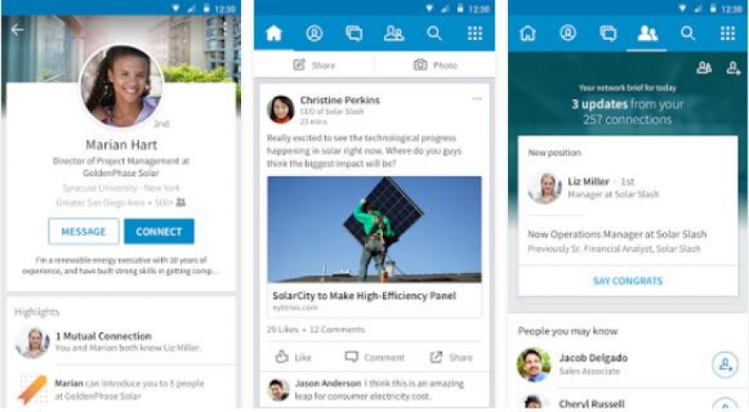 Ažurirana LinkedIn aplikacija