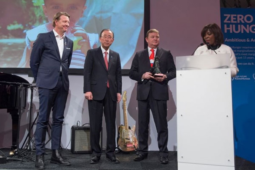 Hans Vestberg, direktor kompanije Ericsson, dobitnik nagrade Hunger Hero