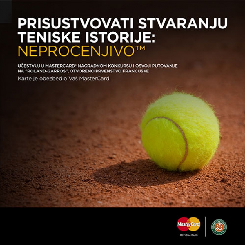 MasterCard i SuperKartica Vas vode na Rolan Garos!
