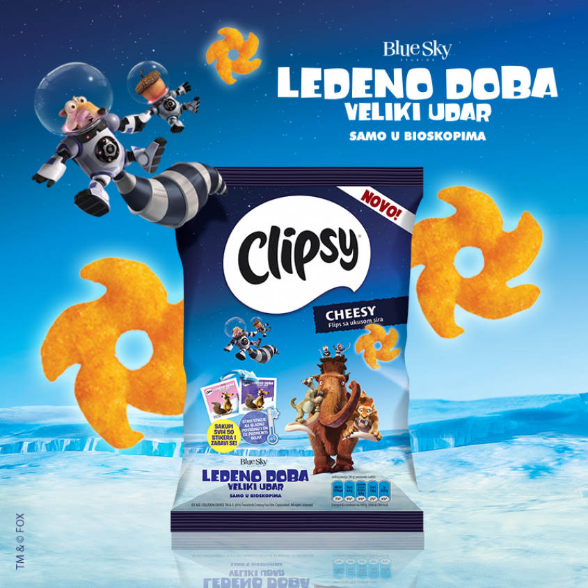 Clipsy organizovao projekciju filma Ice age 5 za novinare i njihove porodice