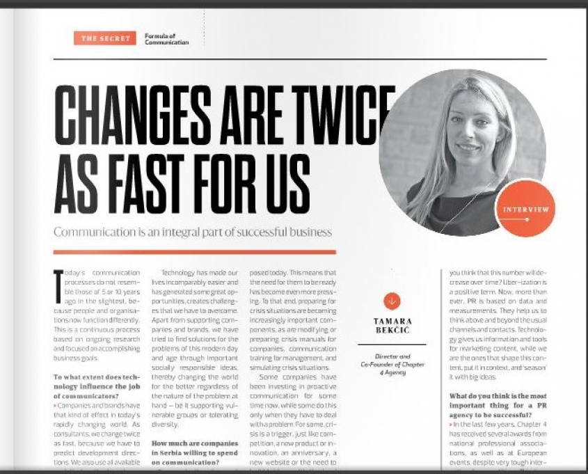Intervju za Diplomacy i Commerce magazin