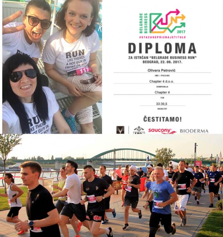 Chapter 4 timski duh i na „Belgrade Business Run“
