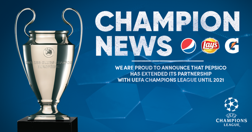 PepsiCo produžio globalno partnerstvo sa UEFA Ligom Šampiona