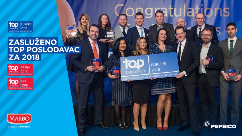 Kompanija Marbo Product četvrti put dobitnik priznanja Top Employers 
