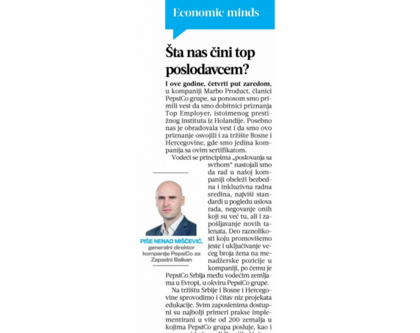 Nenad Miščević za magazin Nedeljnik