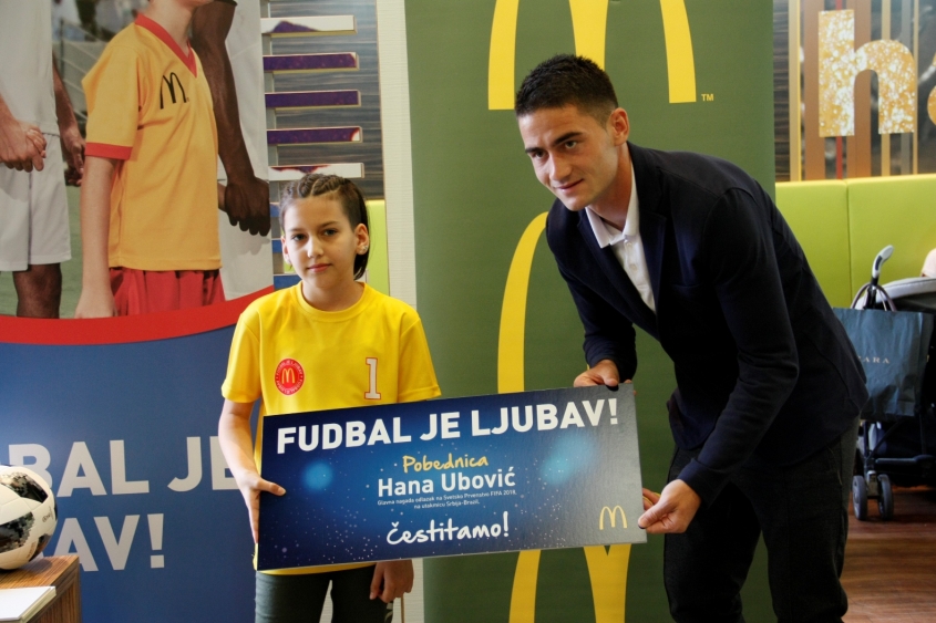 Uručene nagrade dobitnicima McDonald’s nagradnog literarnog konkursa “Fudbal je ljubav”