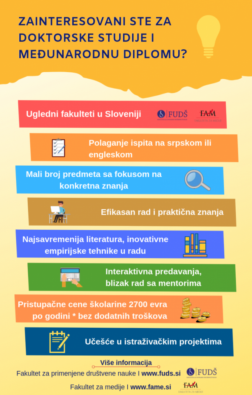 Prezentacija: doktorske studije u Sloveniji 