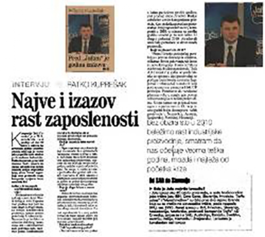 Our client interview in Blic daily