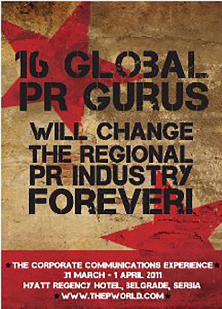 Chapter 4 team in the biggest PR conference in the region