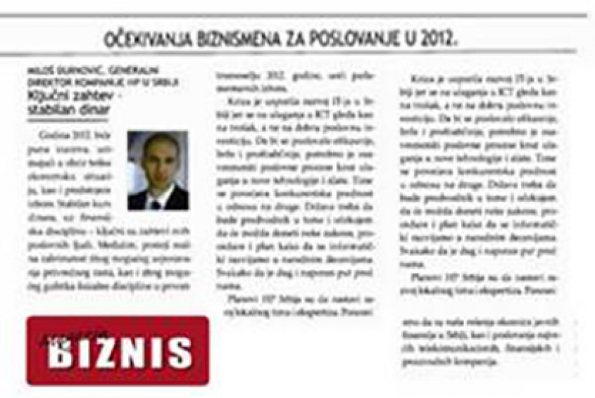 Our Client in Business Magazine