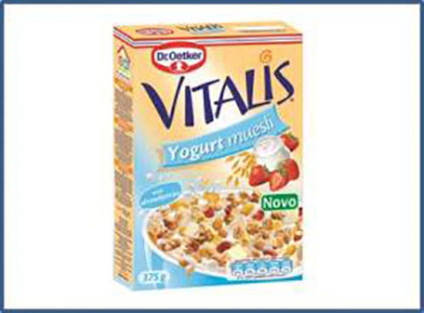 New Dr.Oetker Vitalis Yogurt Muesli with strawberries