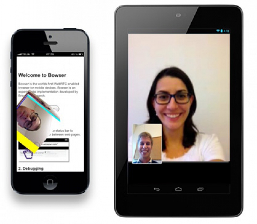 Experimental WebRTC mobile browser released by Ericsson