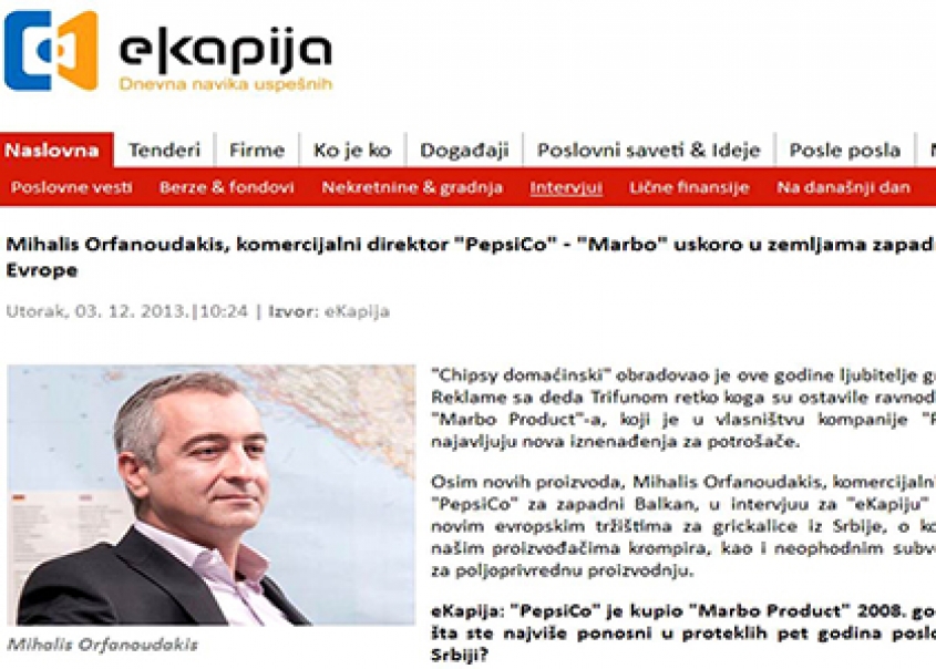 Our Client in the Interview for eKapija