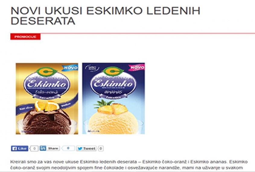 Eskimko tastes of summer in the Progressive Magazine