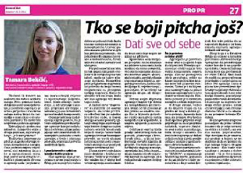 Pitch or How to Find an Ideal Partner