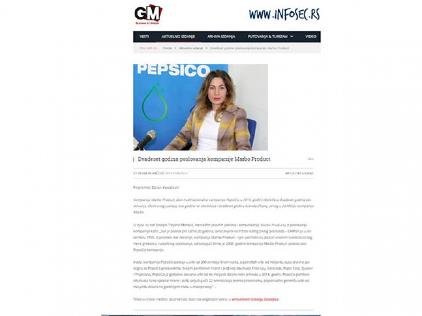 Marbo Product at GM Business magazine