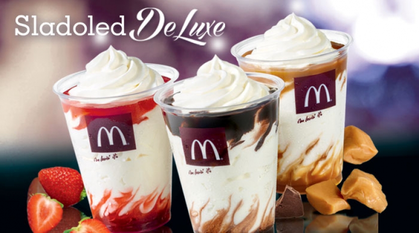 New De Lux Ice Creams in McDonald’s