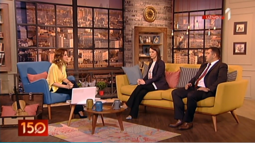 “Every day tastes better with a smile” on 150 minutes show