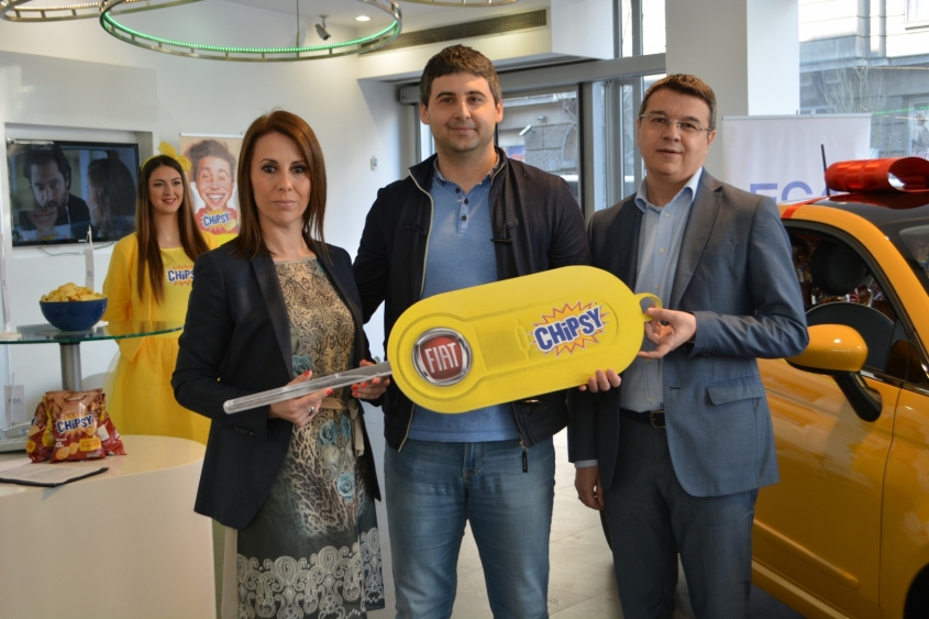 Fiat 500 handed to the lucky winner from Subotica 