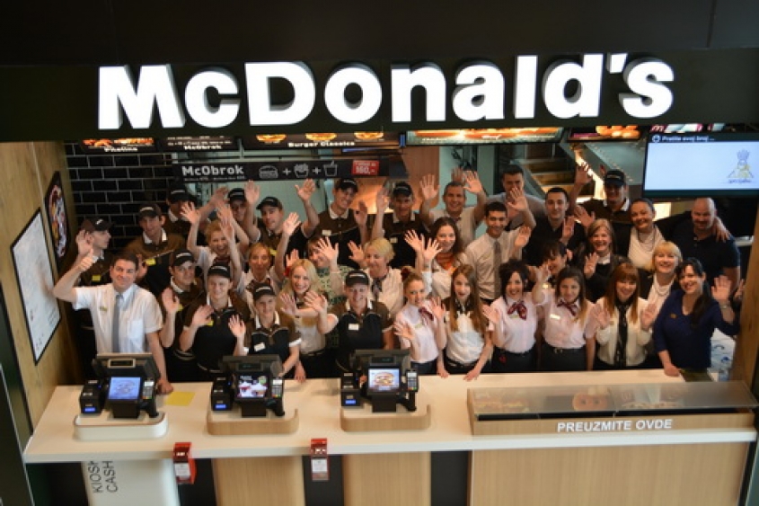 The twenty-seventh McDonald's restaurant in Serbia is open