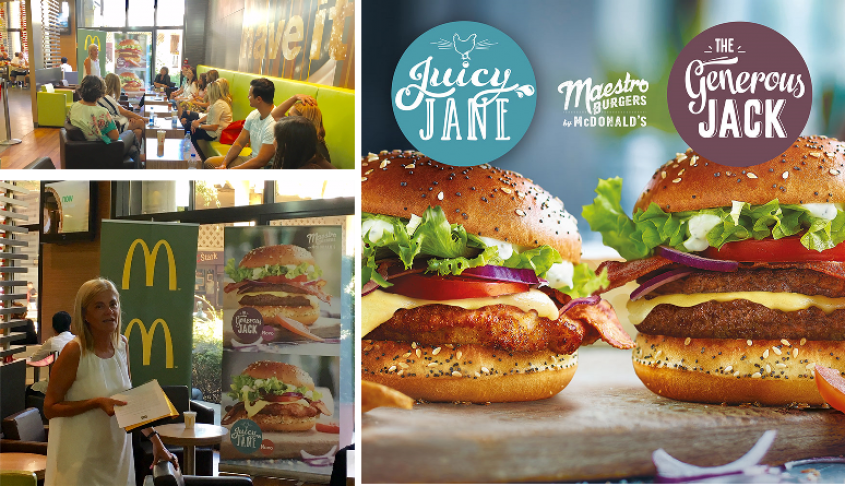 New premium burgers in McDonald's restaurants in Serbia