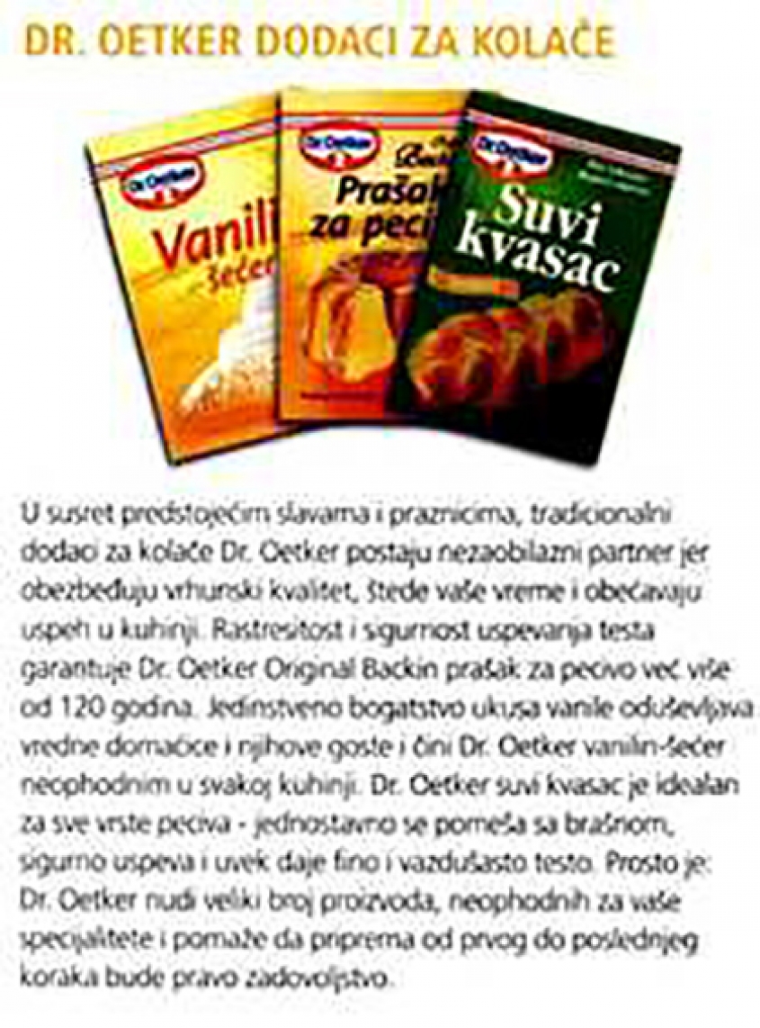 Dr.Oetker u magazinu Sale & Pepe