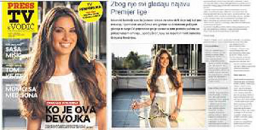 Naš klijent na naslovnoj strani Press TV Vodiča