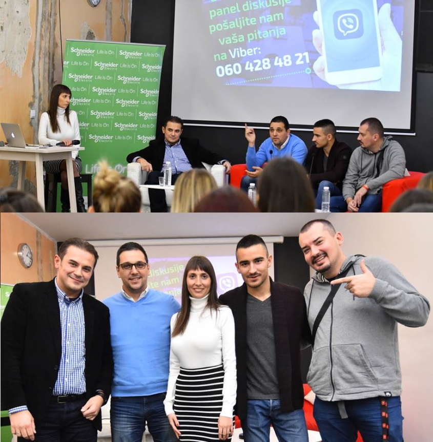 A students panel discussion 