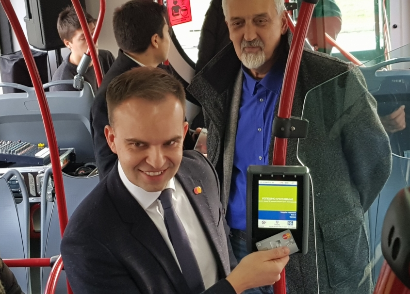 AIK Bank, Mastercard and APEX introduce new payment method in public transportation 