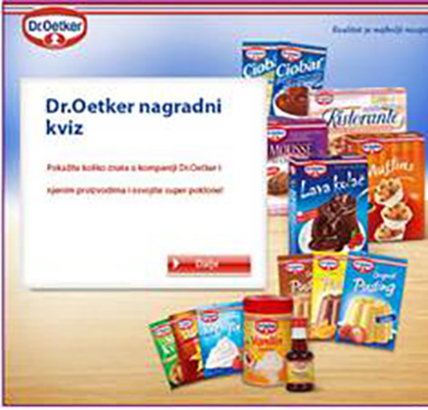 Sedma nedelja nagradnog kviza Dr.Oetker