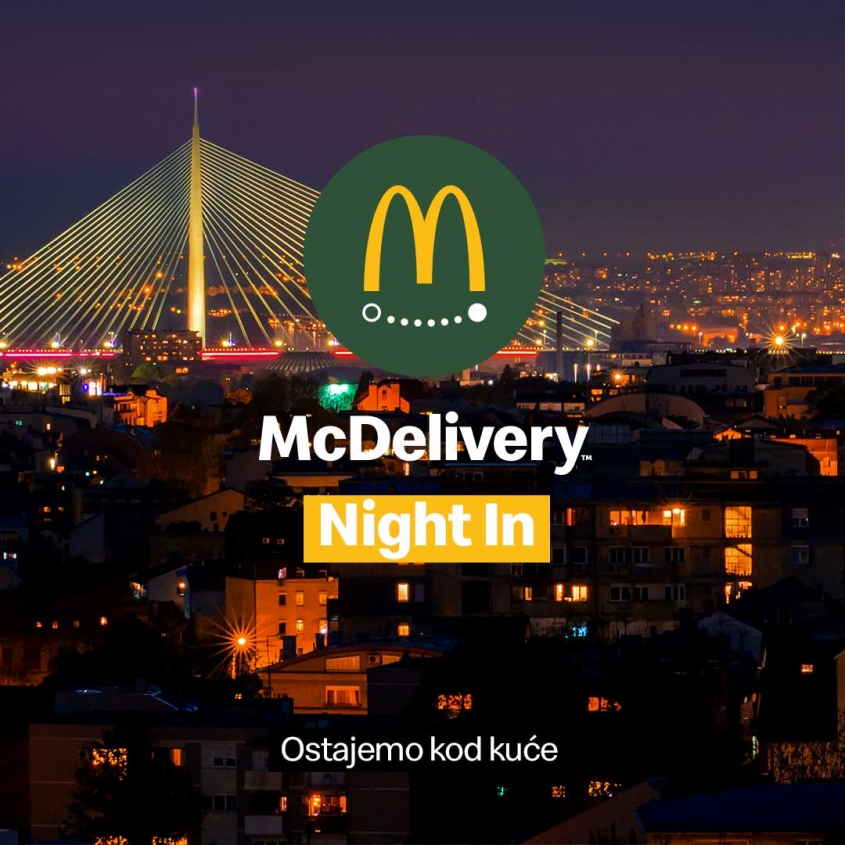 McDonald's in Serbia joins for the first time the global McDelivery  Night ” on September 19th, 2019