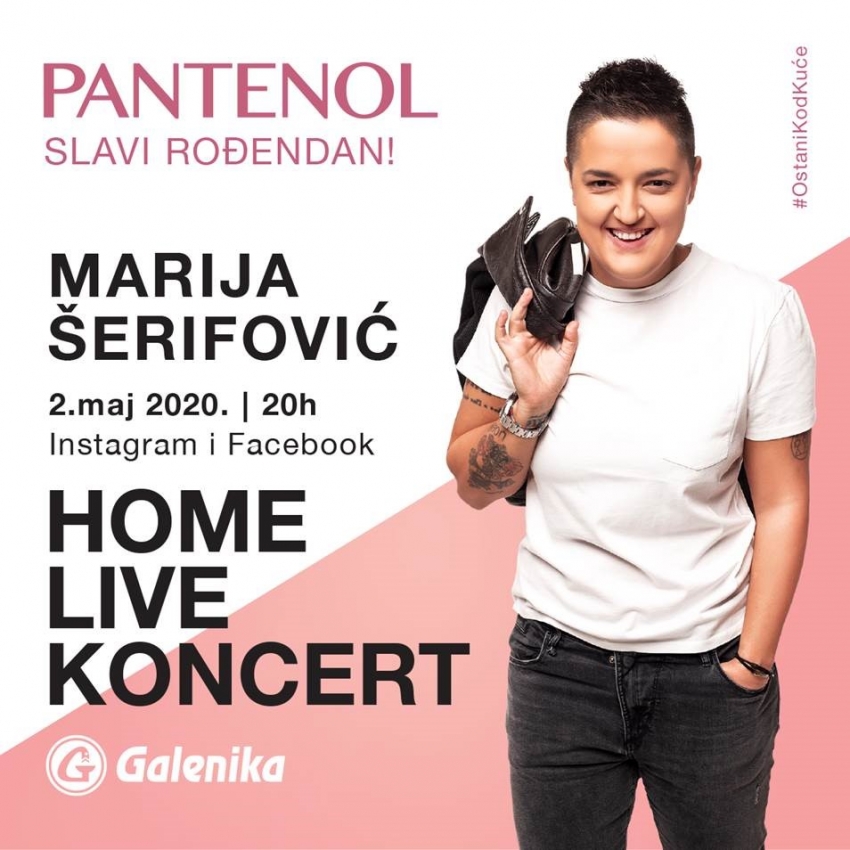 Pantenol slavi rođendan – Home Live Koncert