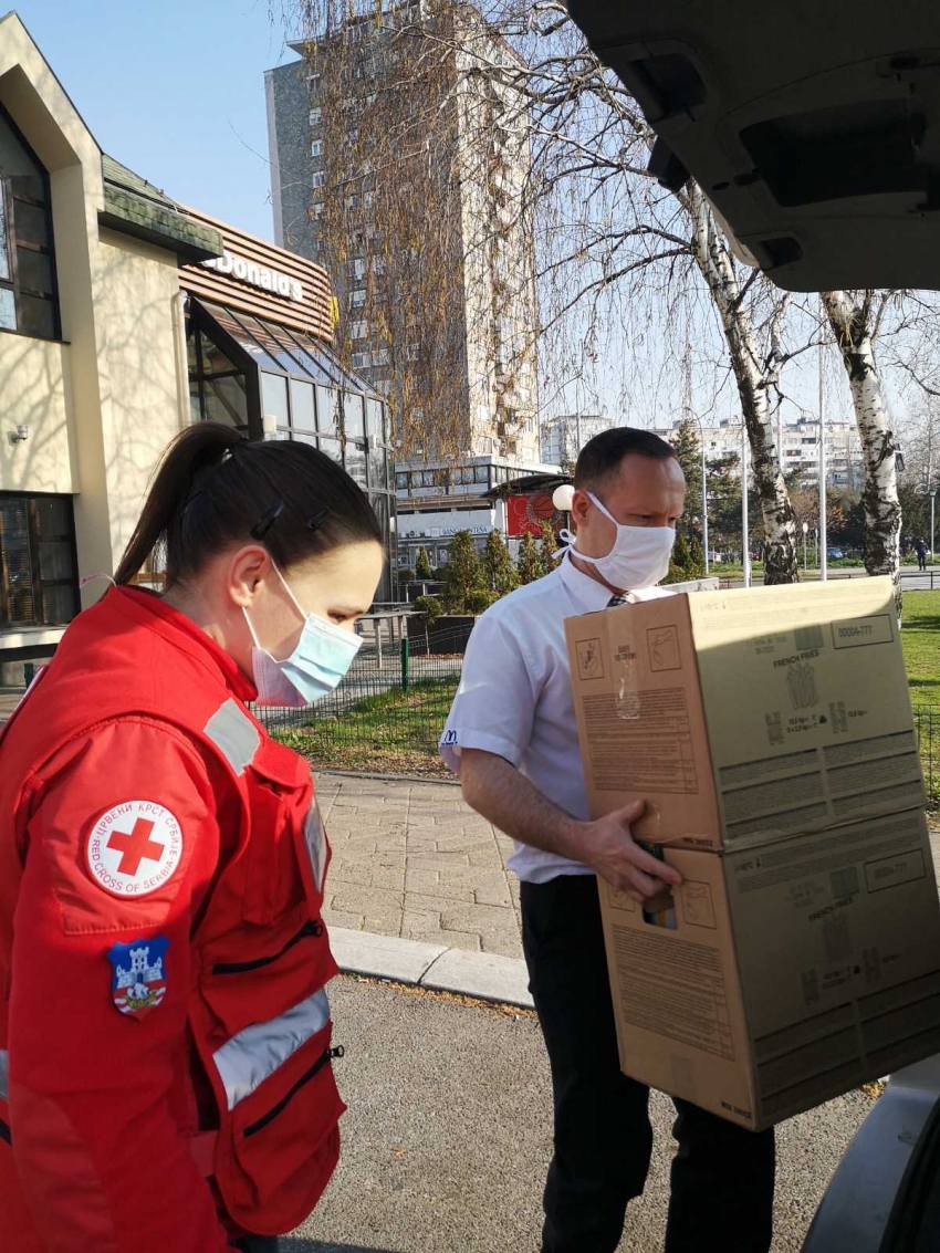During the COVID-19 pandemic, McDonald’s in Serbia donated over 4 million in money and meals