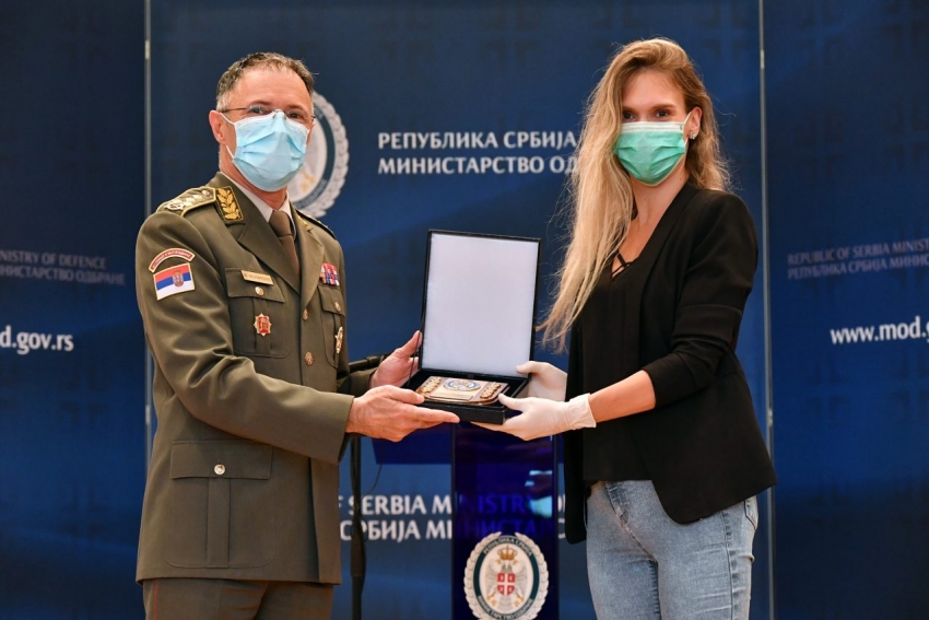Vojna priznanja i zahvalnost za podršku u suzbijanju korona virusa