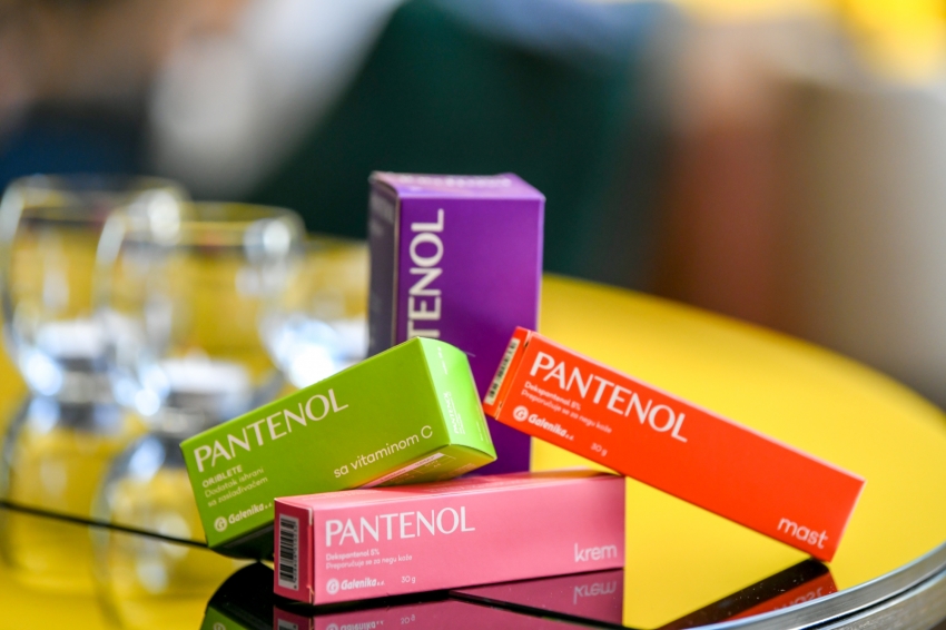 Novi vizuelni identitet Pantenol proizvoda kompanije Galenika
