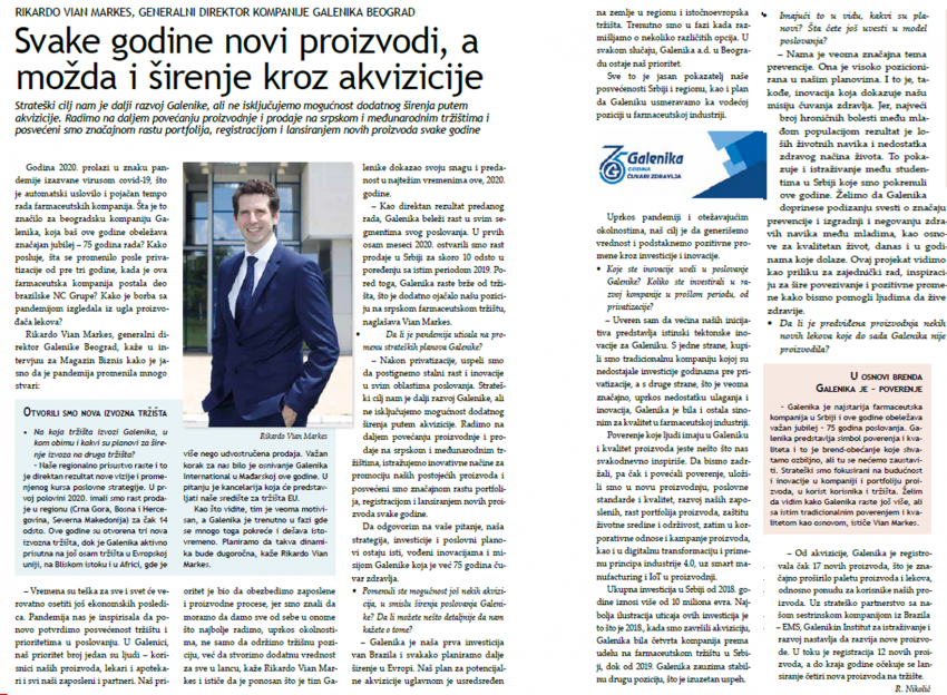 Svake godine novi proizvodi, a možda i širenje kroz akvizicije