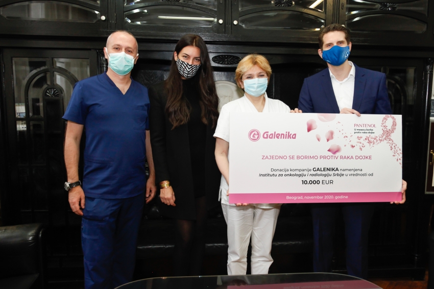 Galenika has donated funds to the Institute of Oncology and Radiology of Serbia