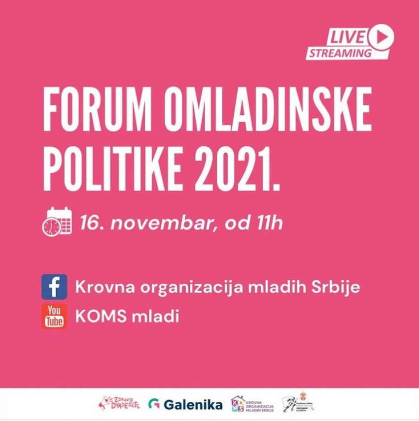 Forum omladinske politike 2021: Koliko su mladi zdravi?