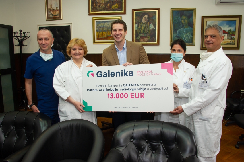 Galenika helps the Institute of oncology and radiology of Serbia