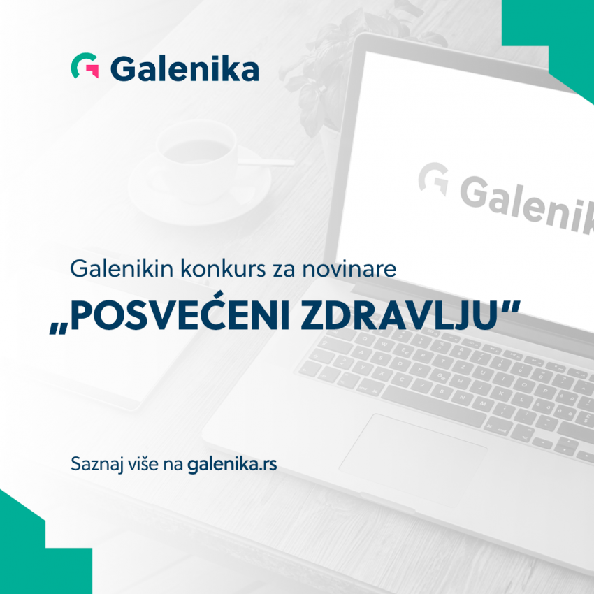 Galenika's competition for journalists "Dedicated to health"