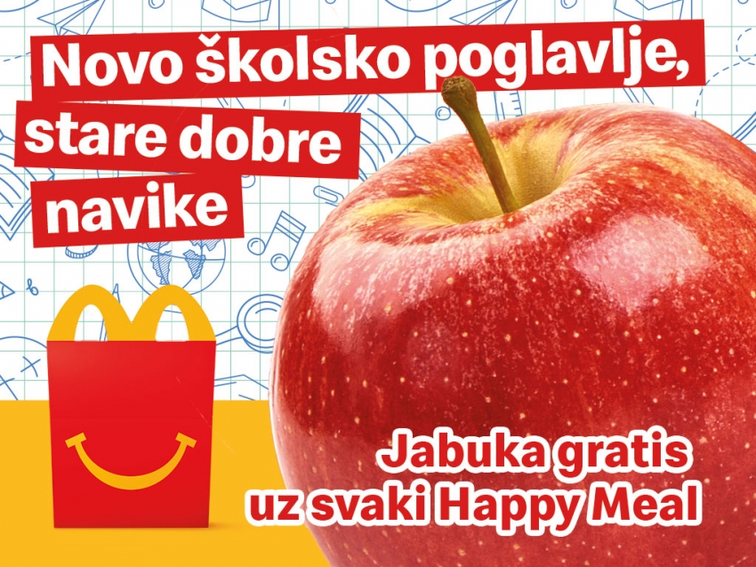 Free apple with every Happy Meal!