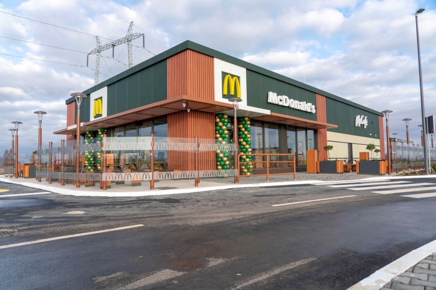 McDonald's opened a new restaurant on the Miloš Veliki highway